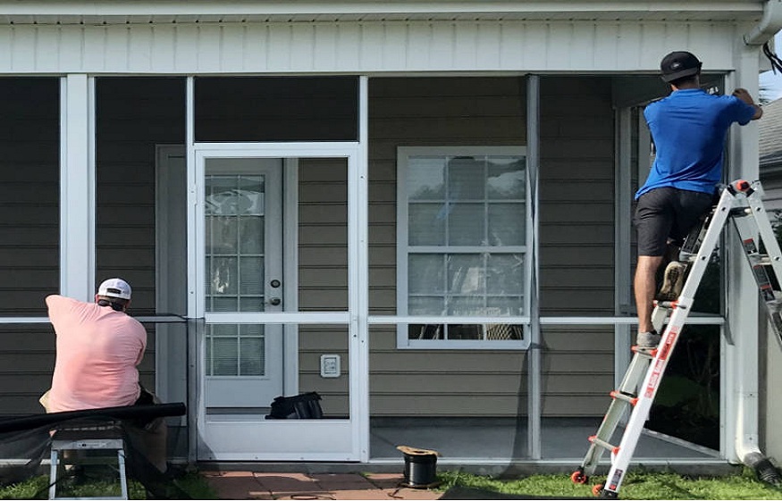 Patio Screen replacement and installation