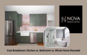 Cost Breakdown: Kitchen vs. Bathroom vs. Whole Home Remodel